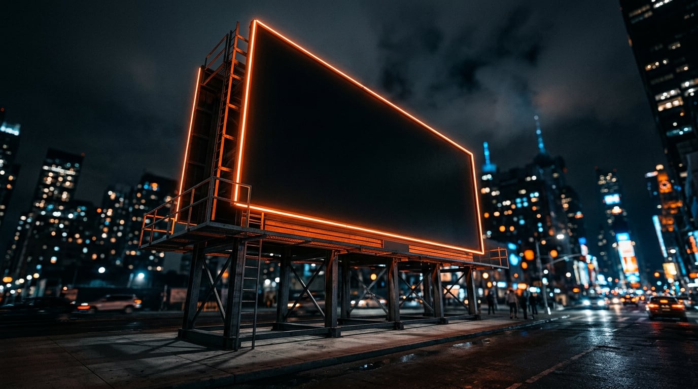 Outdoor SOUMÍDIA iluminado